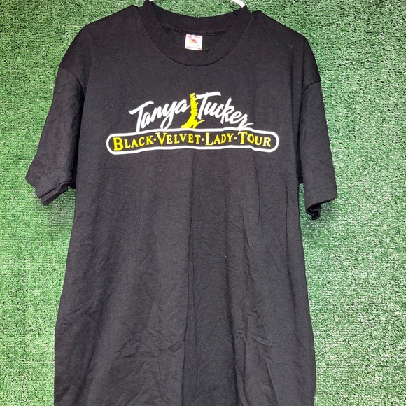 Tanya Tucker The Black Velvet Tour Black Shirt XL Country Music Band Tees - Picture 1 of 4